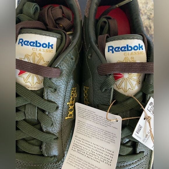 NWT Reebok X Bodega Club C 85 Leather Green - Size Men’s 8 - Picture 8 of 16